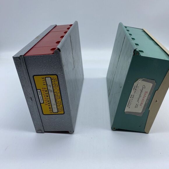 Kodaslide Compartment File Lot of 2 Made in USA - Picture 3 of 12